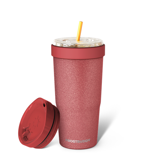 To-Go Buddy | Burgundy Glitz image 1